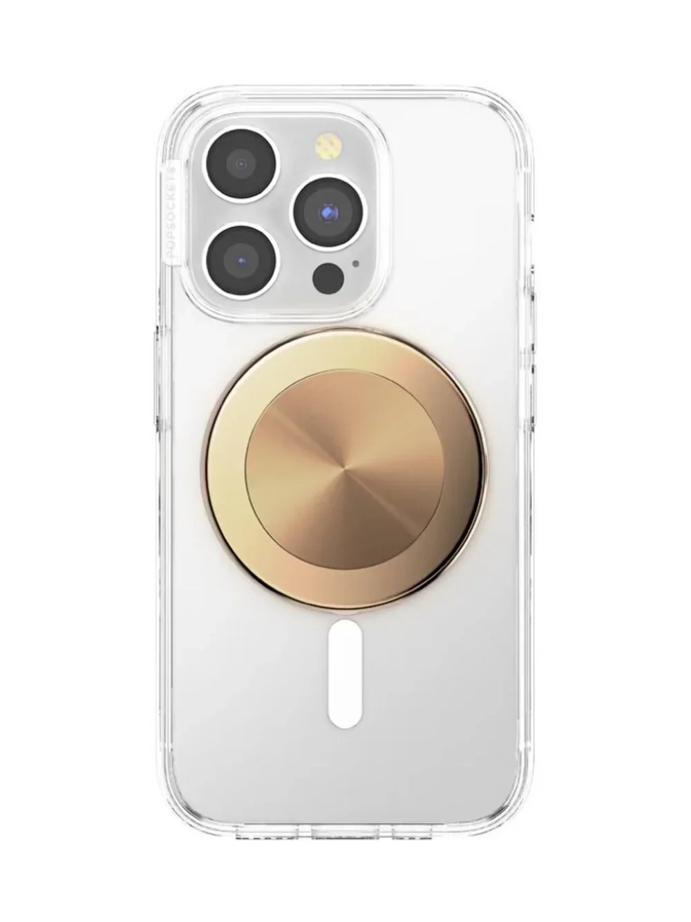 Popsockets Phone PopGrip for MagSafe Magnetic Holder Aluminum Radial Gold